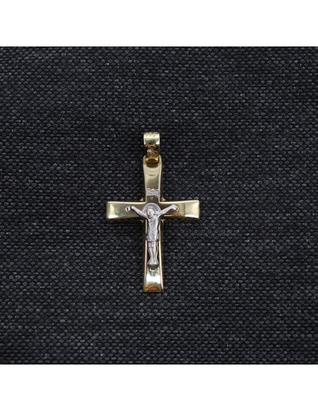 GOLDEN CROSS WITH JESUS CHRIST