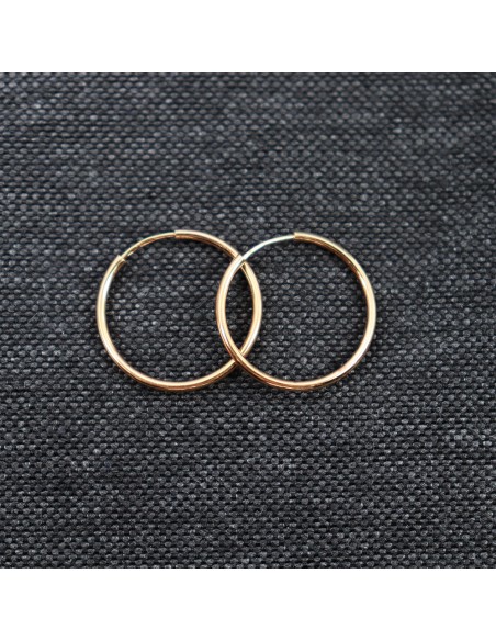 GOLD HOOP EARRINGS