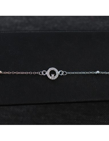 SILVER BRACELET WITH ZIRCONIA