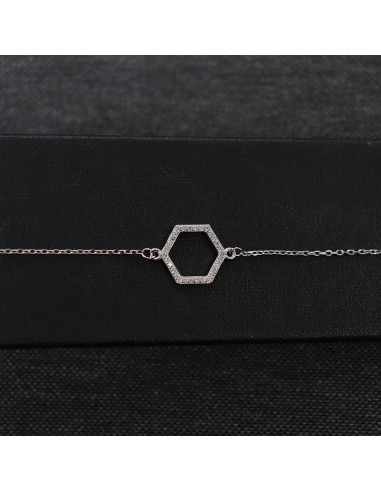 SILVER BRACELET WITH ZIRCONIA