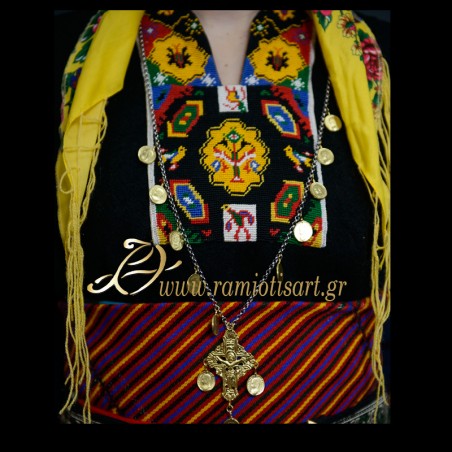 Καβακλί σταυρος γυναικειος παραδοσιακος κωδ. ΣΤ69