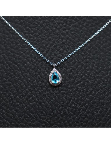 NECK PENDANT WITH SILVER ZIRCON