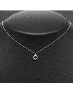 NECKLACE WITH EMERALD 2