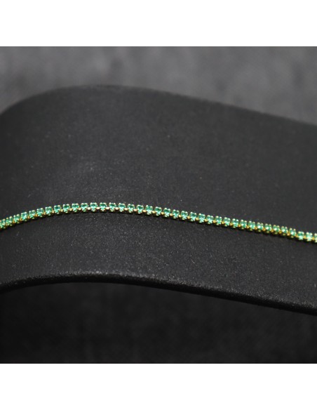 ΒΡΑΧΙΟΛΙ ΑΣΗΜΕΝΙΟ ΜΕ ΠΡΑΣΙΝΑ ΖΙΡΓΚΟΝ