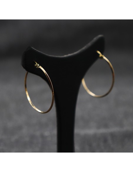 GOLD HOOP EARRINGS