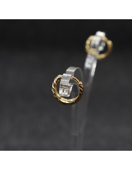 GOLD PLATED HOOP EARRINGS