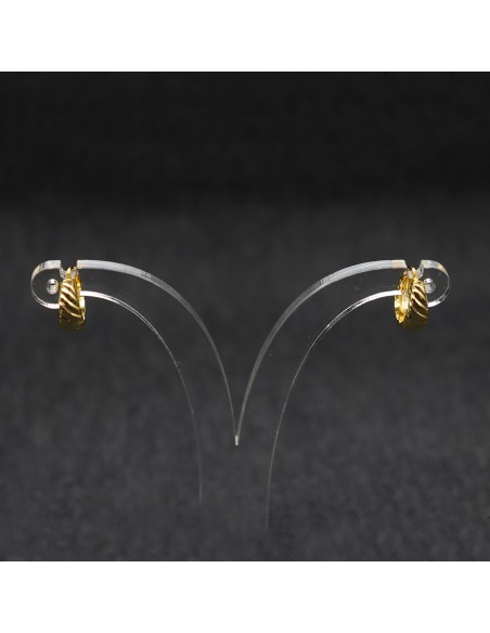 GOLD PLATED HOOP EARRINGS