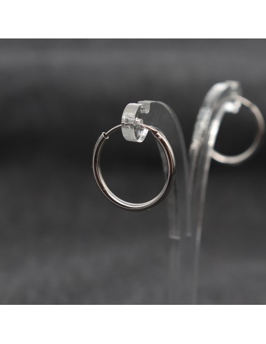 SILVER HOOP EARRINGS