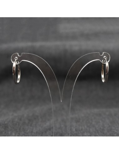 SILVER HOOP EARRINGS