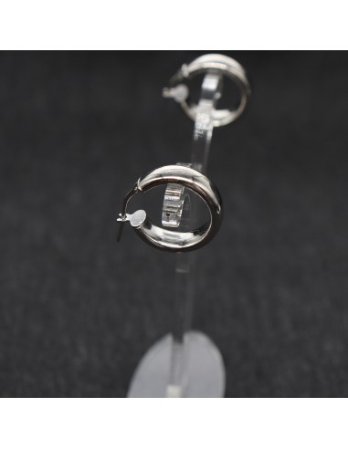 SILVER HOOP EARRINGS