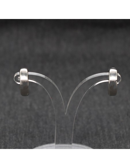 SILVER HOOP EARRINGS