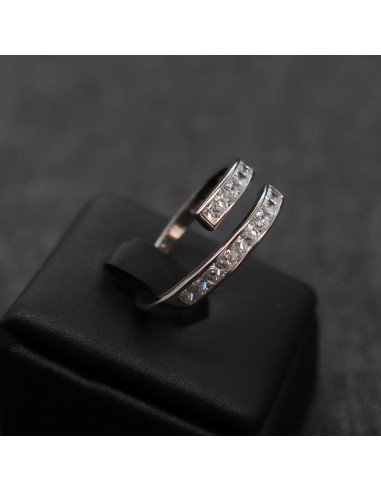 SILVER RING WITH ZIRCONIA