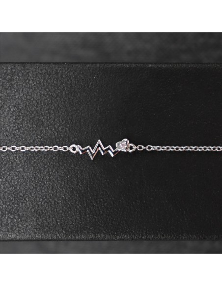 HEART BRACELET WITH ZIRCONIA