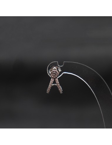 EARRINGS WITH ZIRCONIA