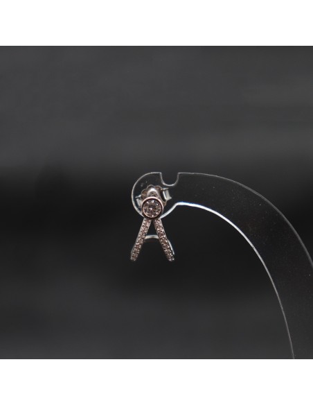EARRINGS WITH ZIRCONIA