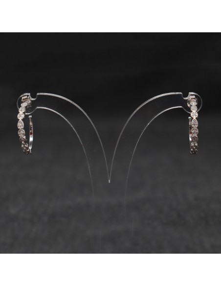 EARRINGS WITH ZIRCONIA