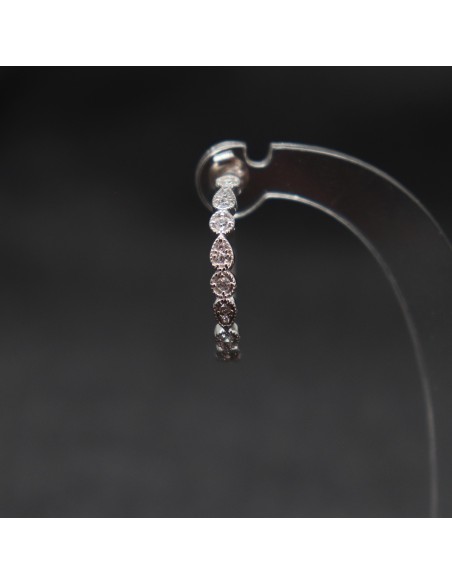 EARRINGS WITH ZIRCONIA