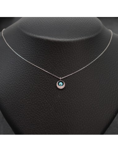 SILVER NECKLACE WITH EYE