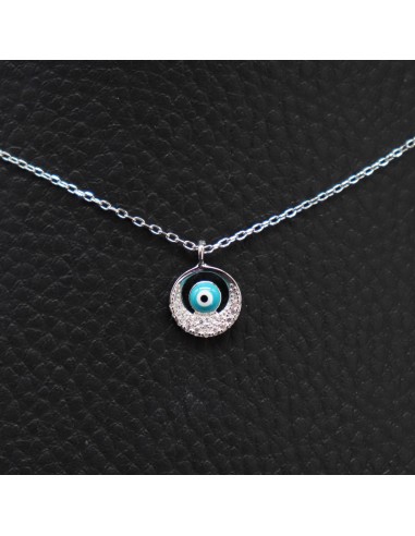 SILVER NECKLACE WITH EYE