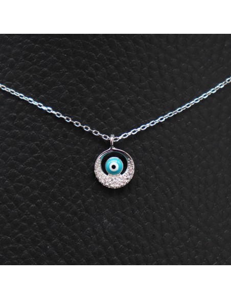 SILVER NECKLACE WITH EYE