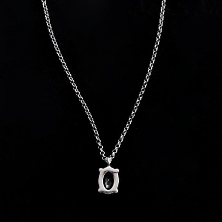 κολιε ασημενιο μαυρος ονυχας εταγιε