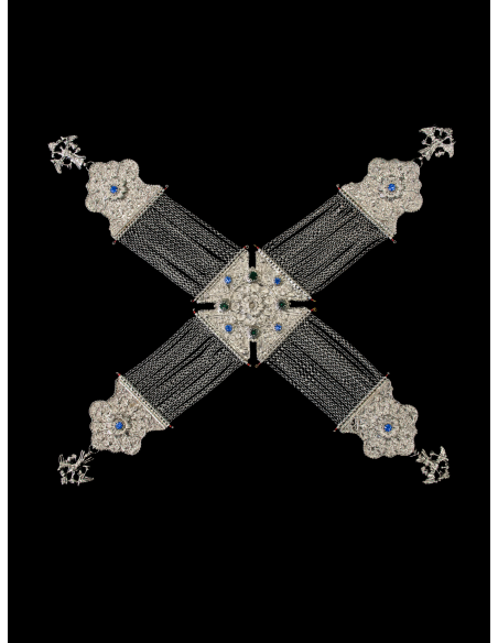 pectoral jewel for fustanella or sarakatsans