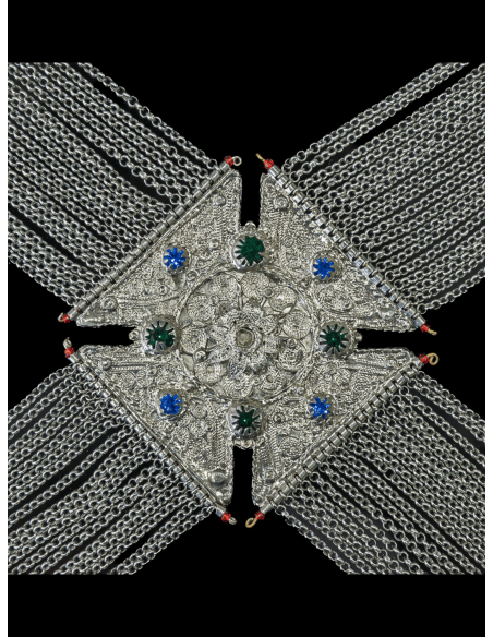 pectoral jewel for fustanella or sarakatsans