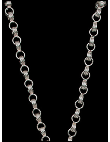silver handmade chain