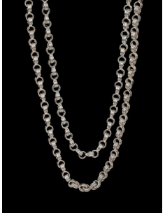 silver handmade chain