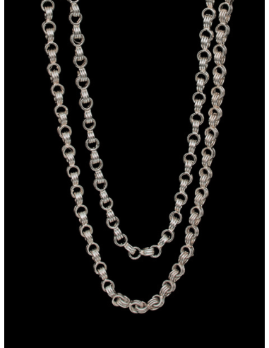 silver handmade chain