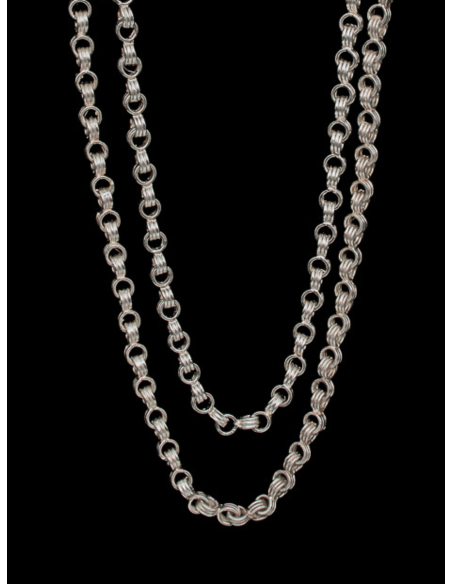 silver handmade chain