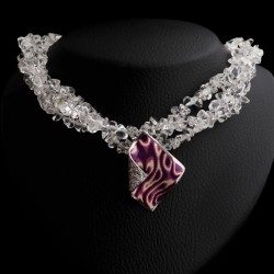 κολιε με ημιπολυτιμες πετρες