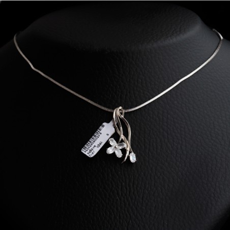 κολιε ασημι με πετρες