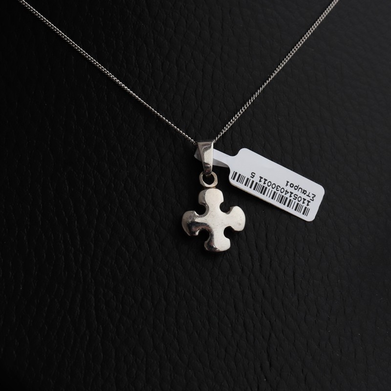 κολιε ασημι σταυρος