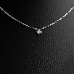 κολιε ασημι ματι με πετρες ζιργκον