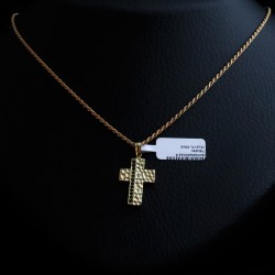 necklace gilded with cubic zirconia stones