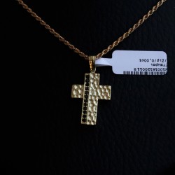 necklace gilded with cubic zirconia stones 2