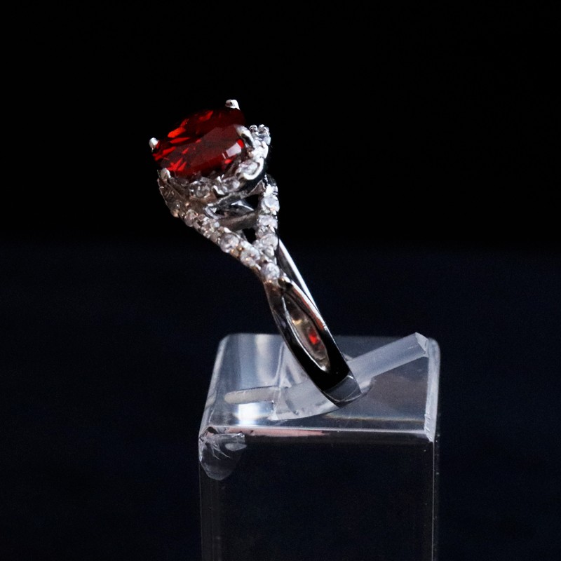 jewelry set with semi-precious stone hematite