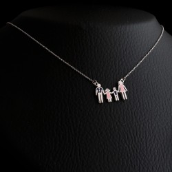necklace colored family 2