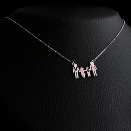 κολιε χρωματιστη οικογενεια