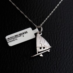 κολιε ασημι καραβακι 2