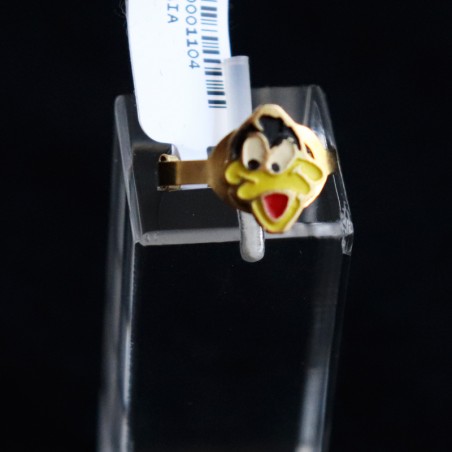 παιδικο χρυσο δαχτυλιδι donalt