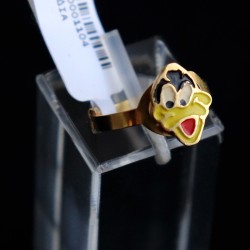 παιδικο χρυσο δαχτυλιδι donalt 2