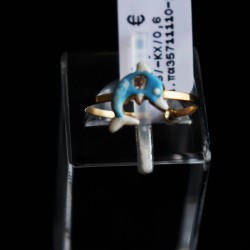 baby dolphin gold ring