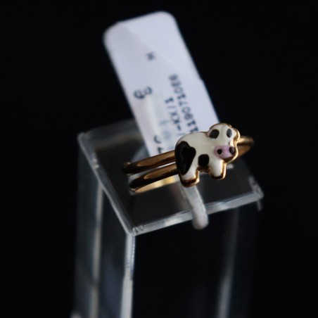baby gold cow ring