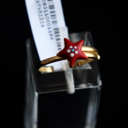 children's gold ring red star 2