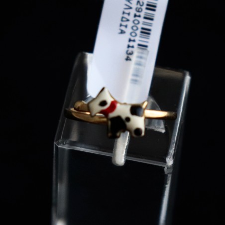 children's gold ring cow