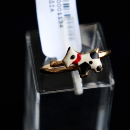 children's gold ring cow